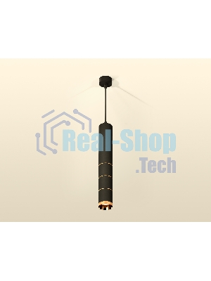 Светильник Ambrella Light XP6302050 SBK/PYG черный песок/золото желтое полированное MR16 GU5.3