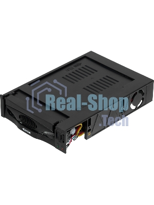 Сменный бокс для HDD AgeStar SR3P-SW-2F SATA пластик черный 3.5