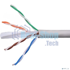 Кабель Cablexpert UPC-6055-4-CU/100, UTP indoor 4x2x0.55, медный, кат.6, однож., 100м, box, серый