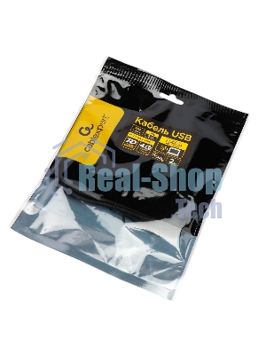 Кабель USB2.0 Cablexpert ССP-USB2.0-240W-2M Type-C/Type-C, 5А, 240Вт, PD3.1/QC4.0, медь, алюминиевые коннекторы, оплетка, 2м, черный, пакет