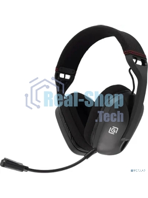 Гарнитура Oklick HS-L750G чёрный, беспроводная + проводная, радиоканал, до 18 ч