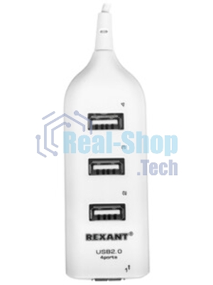 Разветвитель USB 2.0 Rexant на 4 порта