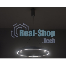 Подвесной светодиодный светильник Ambrella light FL5844/1+3 WH белый 40W 3000K/4200K/6400K D600*1200 (без ПДУ)