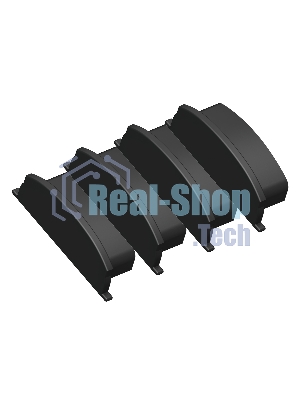 Заглушка для профиля GP8210 BK черный 18*4