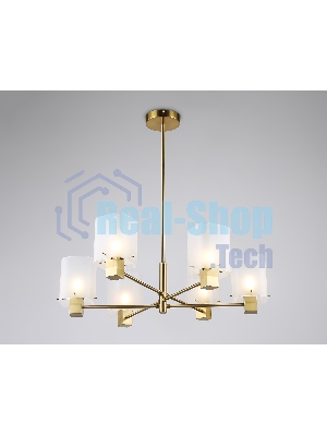 Люстра Ambrella light LH57031/6 BS/SM латунь/дымчатый E14/6 max 40W D690*690