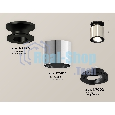Светильник Ambrella Light XS7405020 PSL/PBK серебро полированное/черный полированный MR16 GU5.3 (N7926, C7405, N7002)