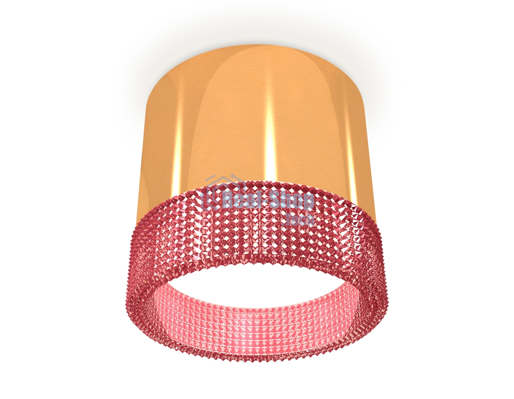 Светильник Ambrella Light XS8121022 PYG/PI золото желтое полированное/розовый GX53 (C8121, N8486)
