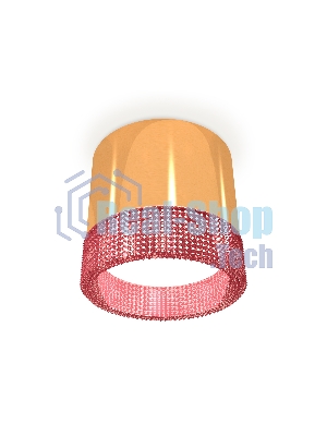Светильник Ambrella Light XS8121022 PYG/PI золото желтое полированное/розовый GX53 (C8121, N8486)