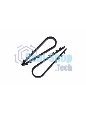 Дюбель-хомут нейлоновый PROconnect 19-25 мм, черный, упаковка 100 шт.
