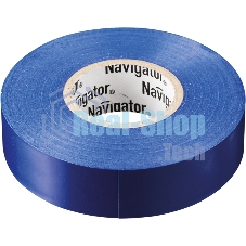 Изолента ПВХ 19 мм (рул.20 м) син. NIT-A19-20/B Navigator