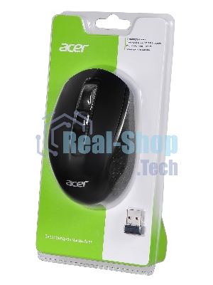 Мышь беспроводная Acer OMR060 черный, 1600 dpi, радиоканал, USB, кнопки - 6