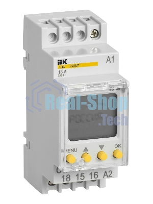Таймер цифровой ТЭ80 16А 230В на DIN-рейку KARAT IEK MTA10-16-080