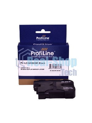 Картридж струйный ProfiLine PL-LC39/985BK для принтеров Brother DCP-J125/DCP-J315W/DCP-J515W/MFC-J220/MFC-J265W/MFC-J410/MFC-J415W с чернилами Black