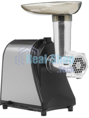 Мясорубка электрическая Vitek VT-3636 серебристый, 1700 Вт, 1.7 кг/мин, реверс, насадки - 4