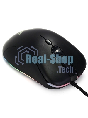 Мышь проводная Crown CMGM-904 черный, 7000 dpi, USB, кнопки - 7