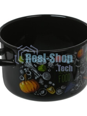 Кастрюля Appetite 1RD221М Healthy food с крышкой, эмалированная сталь 5,5 л