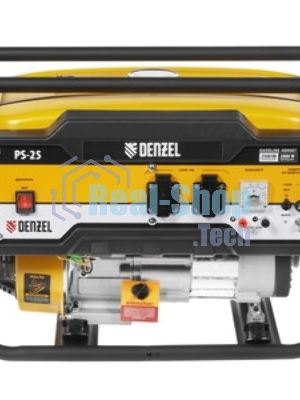 Электрогенератор бензиновый Denzel PS 25, 2.5 кВт, 85 дБ, 37 кг