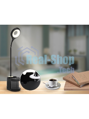 Настольная светодиодная лампа Ambrella light DE562 BK черный LED 4200K 4W