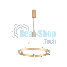 Подвесной светодиодный светильник Ambrella light FL5846/1+3 GD золото 40W 3000K/4200K/6400K D600*1200 (без ПДУ)