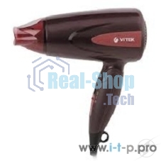 Фен Vitek VT-2261(BN) 1300 Вт. 2 режима температуры/ скорости воздушного потока.