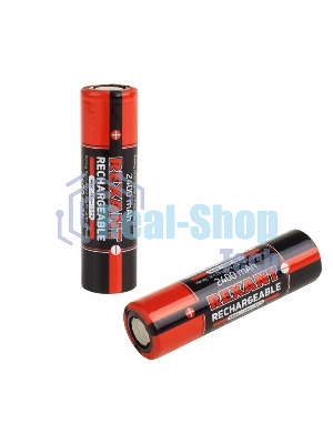 Аккумулятор Rexant 18650 unprotected Li-ion 2400 mAh 3.7 В