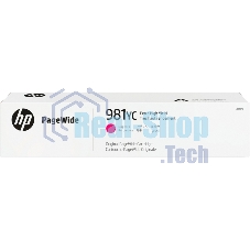 Картридж струйный HP 981YC пурпурный Extra High Yield