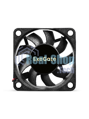 Вентилятор для корпуса ExeGate ExtraPower EP06015S2P черный, 60 мм, 4800 об/мин, 32 дБ, 2 pin