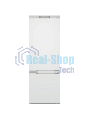 Холодильник встраиваемый Whirlpool WHSP70T241P 70 см, 193.5х54.3х69 см, 295/95 л, инверторный компрессор, автоматическая разморозка, зона свежести влажная, сенсорное управление, технология 6 SMYSL FreshControl, MultiFlow, FreezeControl, перенавешиваемые дверцы, скользящие направляющие, Италия