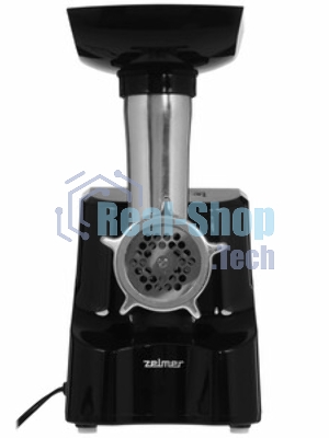 Мясорубка электрическая Zelmer ZMM1520B черный, 1500 Вт, 1.5 кг/мин, реверс, насадки - 3