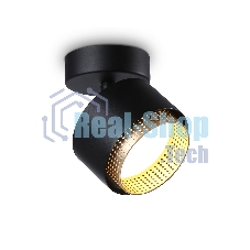 Светильник Ambrella light TN71282  BK/GD черный/золото GX53 max 12W D95*137