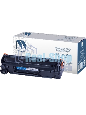Картридж лазерный NVPrint CB435A/CB436A/285A/CRG725 для HP LJ P1005/P1006/P1515, 2000 стр.