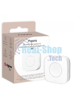 Умная кнопка Aqara T1 1кн. р.д.10м белый