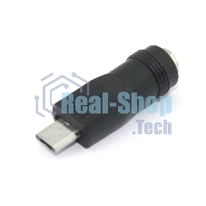 Переходник 5,5x2,1 мама на Micro USB папа 5 Pin