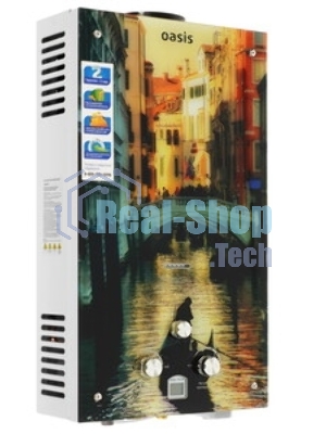 Водонагреватель Oasis GAS 10L/MIN GLASS 20 TG