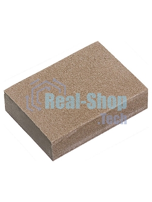 Губка для шлифования Matrix, 125 х 100 х 10 мм, мягкая, 3 шт., P 60/80, P 60/100, P 80/120