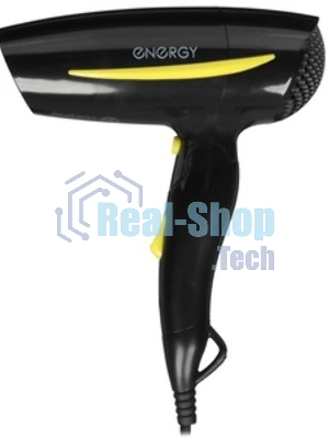 Фен Energy EN-857 черный, 1200 Вт, компактный
