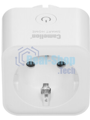 Умная розетка Camelion BNS/SH-1/16A/WIFI (Розетка одинарная 16A 3680В, WiFi+ Счетчик+Контроль)