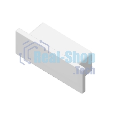 Заглушка для профиля GP8300 WH белый 15.5*6
