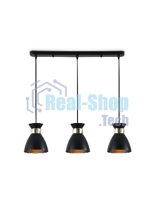 Светильник Ambrella light TR8469/3 BK/FGD черный/золото E27/3 max 60W 550*135*1000