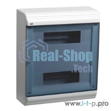 Бокс IEK MKP82-N-24-41-10 ЩРН-П-24 модуля навесн.пластик IP41 PRIME