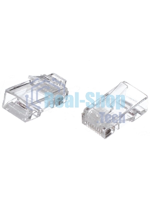 Коннекторы RJ-45 (8P8C) для UTP кабеля 6кат. (упаковка 100 шт.)