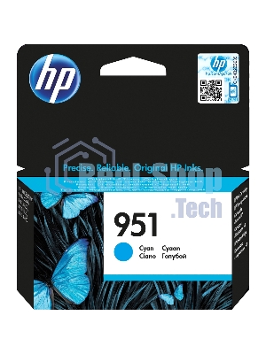 Картридж струйный HP 951 CN050AE голубой для HP OJ Pro 8610/8620 (700стр.)