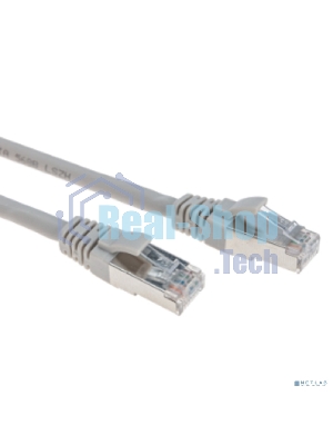 Патч-корд S/FTP Rexant cat. 6A (10G), RJ45-RJ45, неэкранированный, 28AWG, LSZH, серый, 3 м