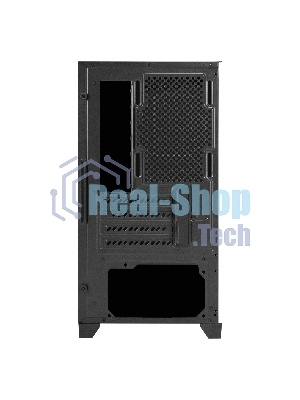 Компьютерный корпус Minitower ExeGate i3 SEA LE (mATX, без БП, 1хUSB+1хUSB 3.0, HD аудио, черный, передняя и боковая панели - закаленное стекло)