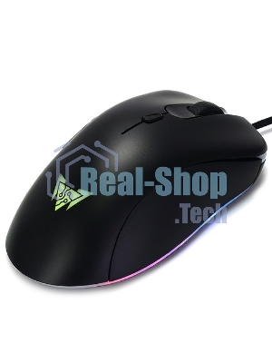 Мышь проводная Crown CMGM-904 черный, 7000 dpi, USB, кнопки - 7