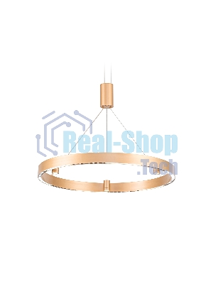 Подвесной светодиодный светильник Ambrella light FL5846/1+3 GD золото 40W 3000K/4200K/6400K D600*1200 (без ПДУ)
