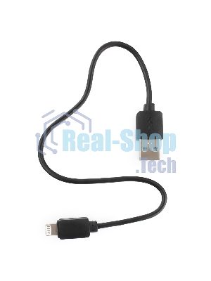 Кабель USB Гарнизон GCC-USB2-AP2-0.3M AM/Lightning, для iPhone5/6/7, IPod, IPad, 0.3м, черный, пакет