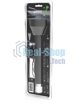 Фонарь ручной модель Gauss GFL201 5.5W 180lm Li-ion 2400mAh LED 1/10/40