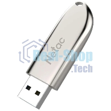 Флешка USB Netac U352 (NT03U352N-008G-20PN), 8Gb, USB 2.0, R/W 50/15, серебристый