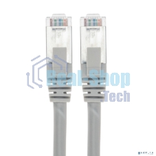 Патч-корд S/FTP Rexant cat. 6A (10G), RJ45-RJ45, неэкранированный, 28AWG, LSZH, серый, 3 м